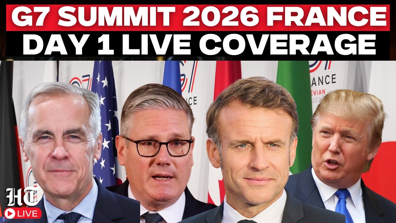 G7 Summit 2026 France Live Updates | Trump | Macron | Mark Carney | Keir Starmer | Macron |Iran Deal