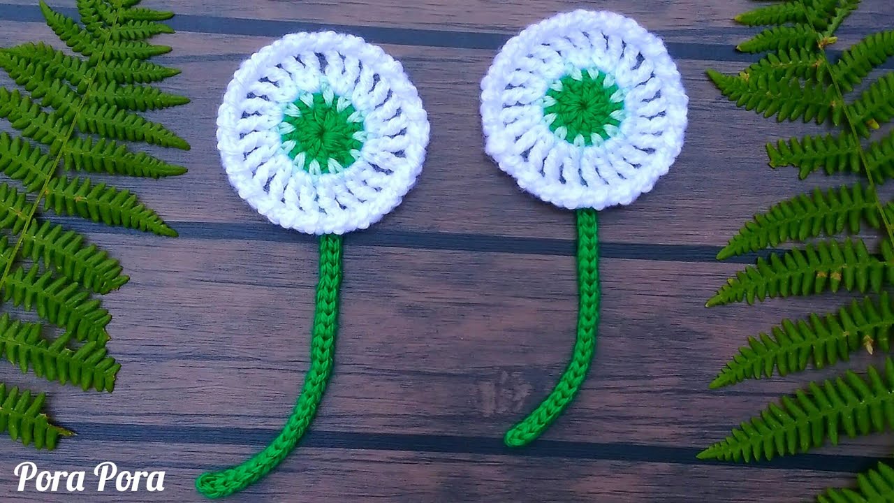 Crochet Dandelion Flower I Crochet Flower I Easy Crochet Flower Tutorial For Beginners