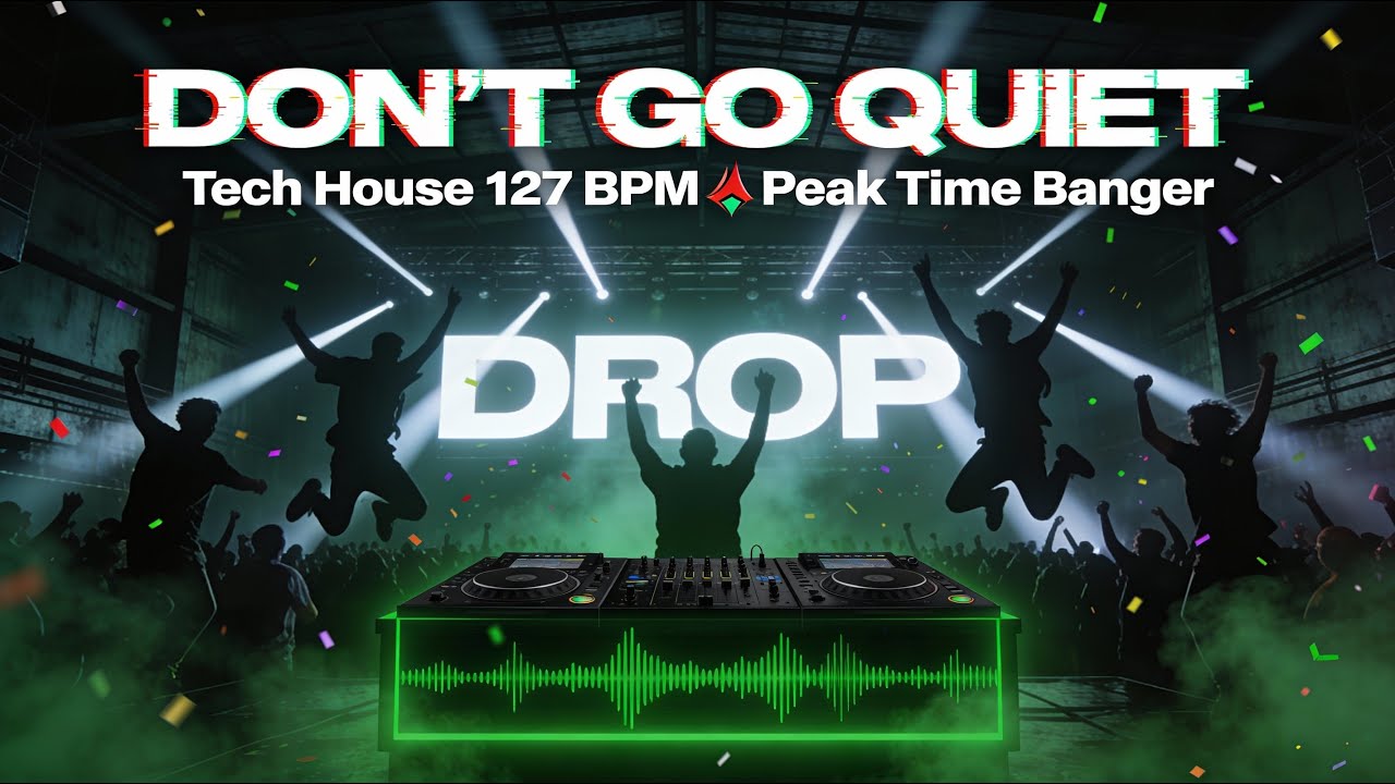 Don’t Go Quiet - Tech House Peak Time Banger 127 BPM 🔥 Festival Drop 2026 - Liv U