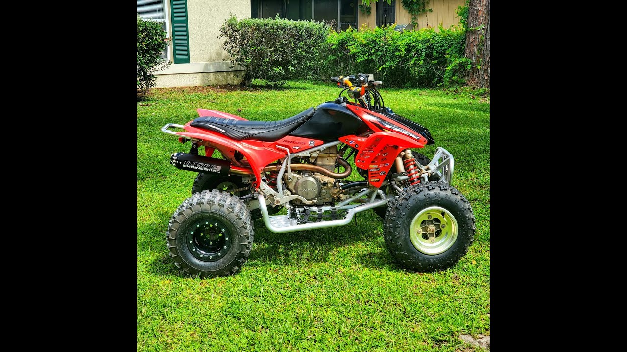 ROSSIER R4 Trx450r sound check!