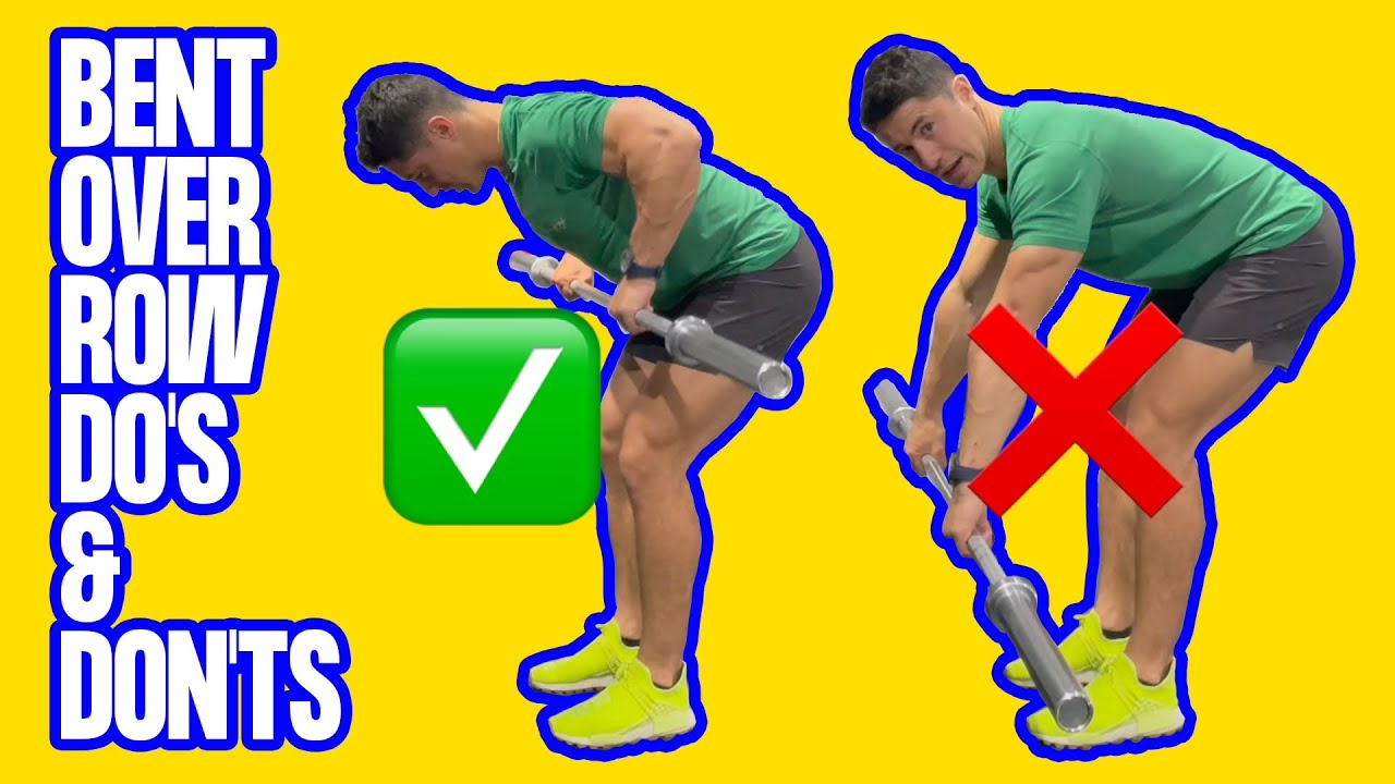 How to do the BENT OVER ROW 💪