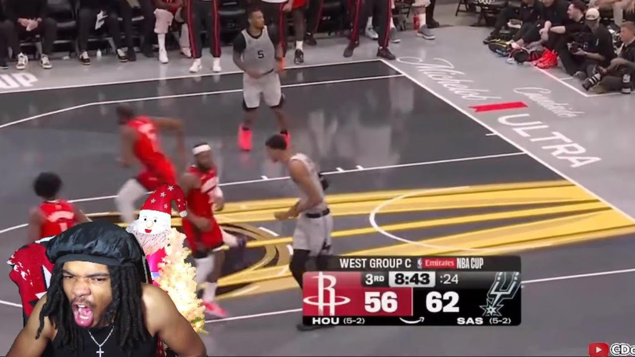 KD IS A WALKING TURNOVER!! Spurs vs Rockets NBA Highlights 2025 (reaction)