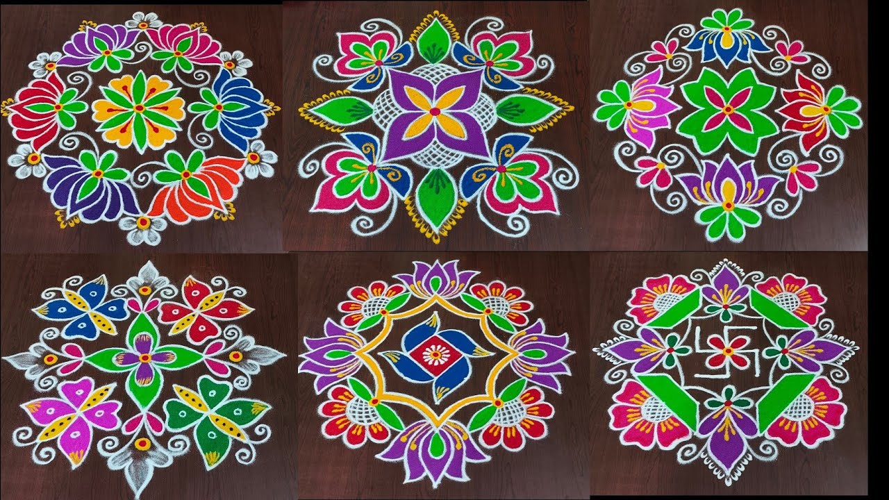 Sankranti Special Rangoli designs🌹🌹|pongal kolam#Easy sankranti chukkala muggulu| #Rang Kaa Rangoli