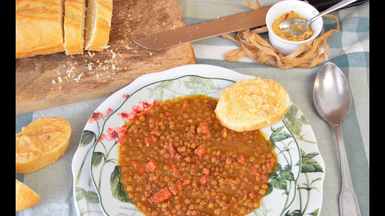 LENTEJAS A LA CASTELLANA / LENTILS IN CASTILIAN STYLE / CROCK POT