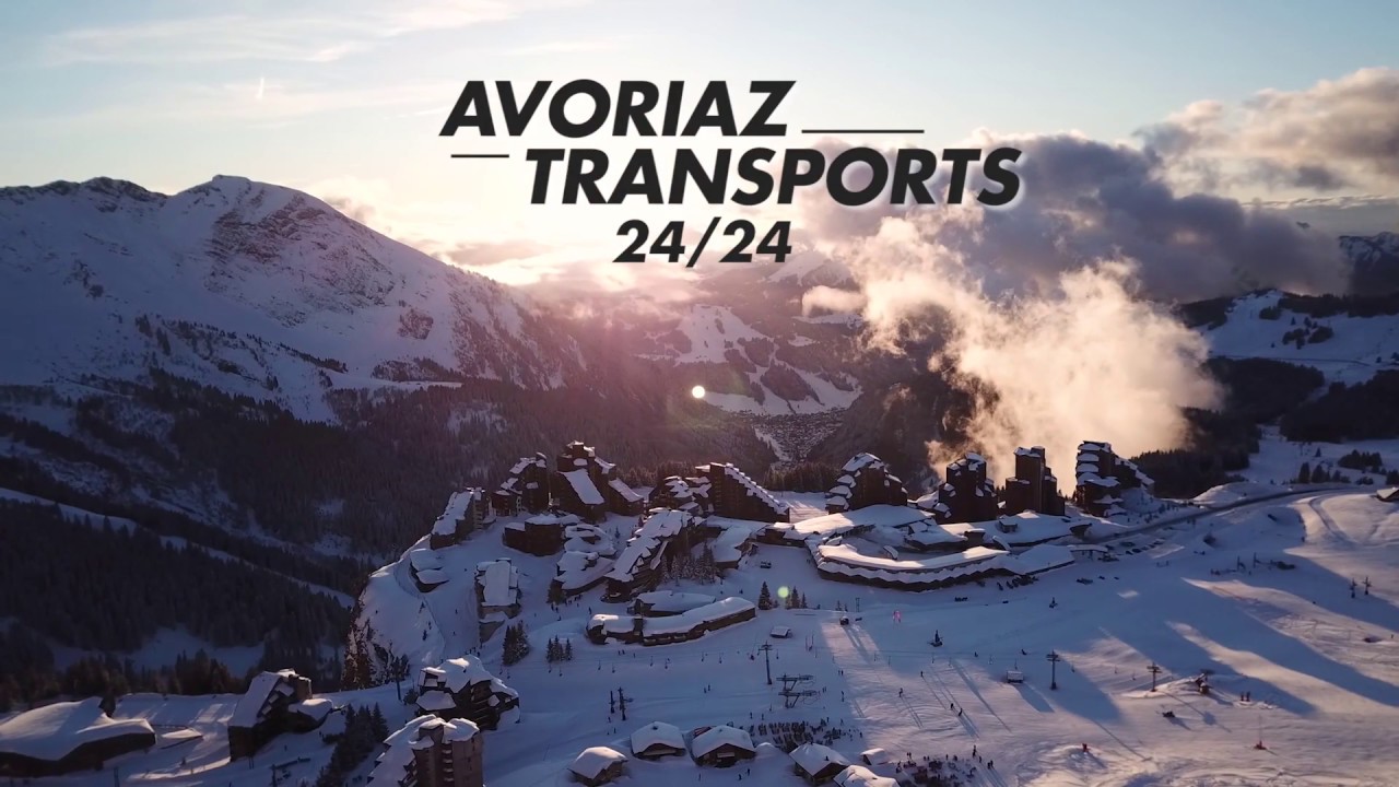How to arrive and leave easily from Avoriaz 1800.