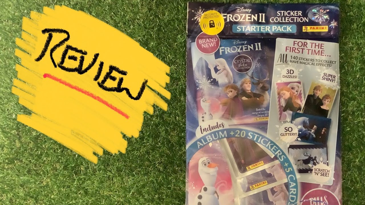 Disney Frozen ll  The Crystal Sticker Collection by Panini  (Review)