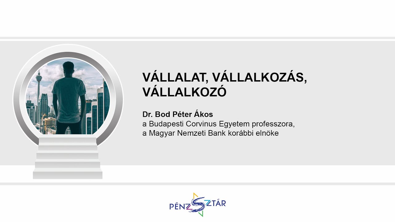 Vállalat, vállalkozás, vállalkozó