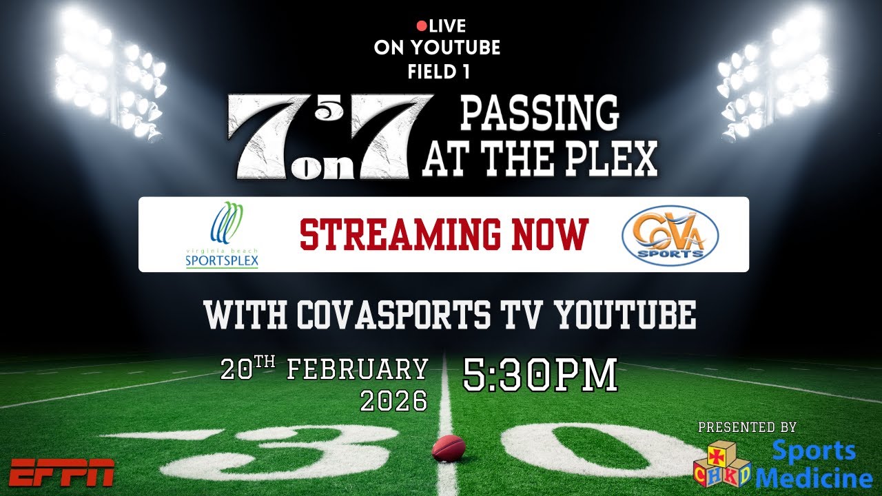 7v7 Passing at the Plex Week 1 | Field 1 | Presented by CHKD Sports Medicine