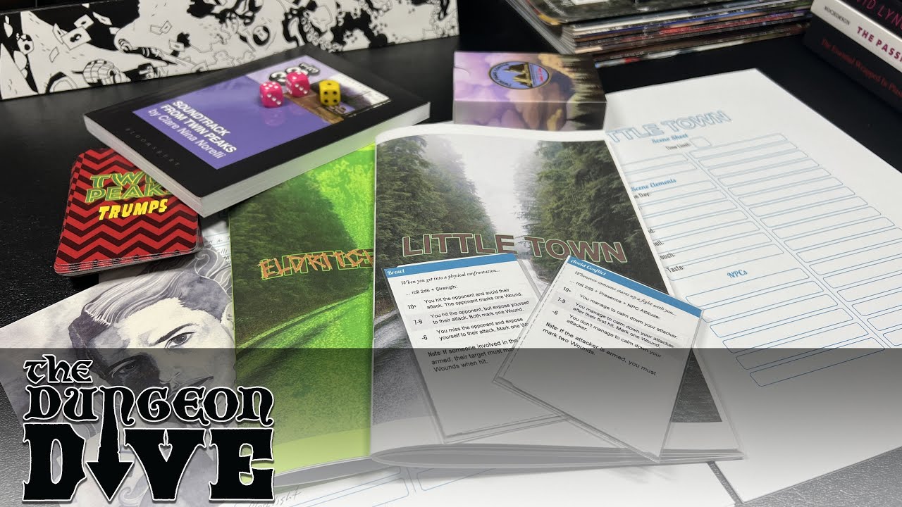 Little Town & Eldritch Town - Solo RPG inspired by Twin Peaks (Cosmic Horror, and Alan Wake)