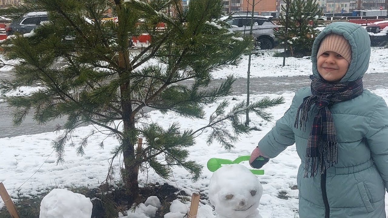 Первый снег❄️Недосып портит следующий день 😵‍💫