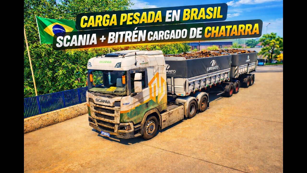 “Rutas de Brasil en Modo Pesado | Scania R con Bitrén”