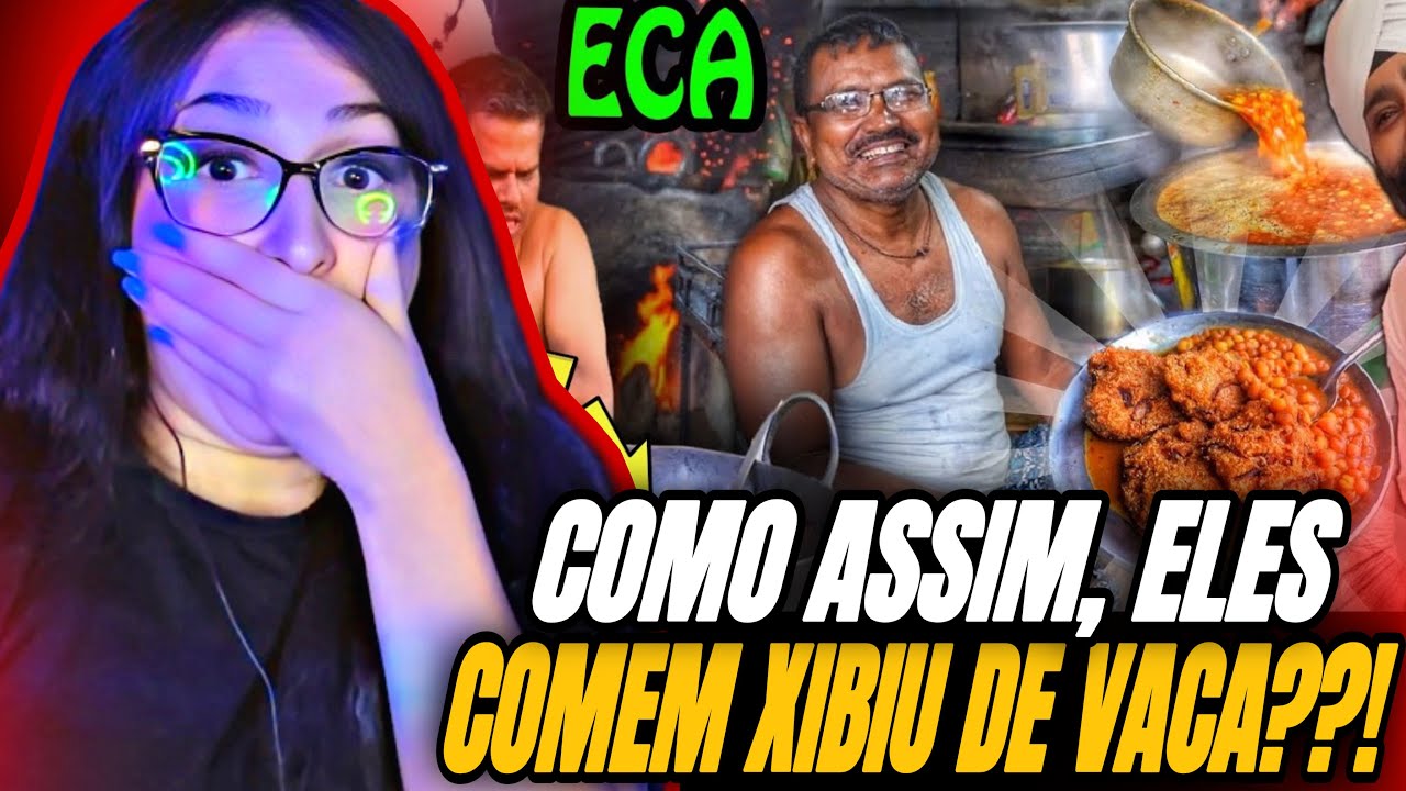 REACT 🔴 As Comidas de Rua mais Nojentas da India. Você comeria isso? | THAY REACT
