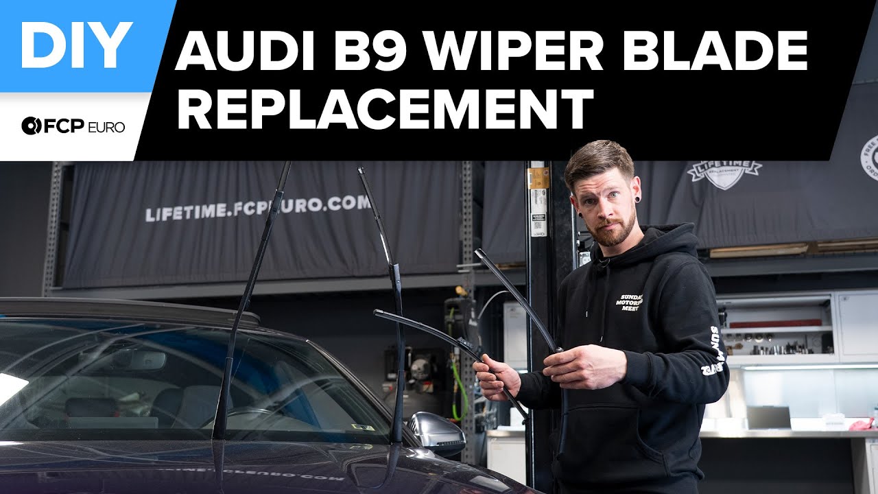 Audi S5 Wiper Blade Replacement DIY (2018-2025 Audi B9 S5 Sportback, S4, A4, A5)