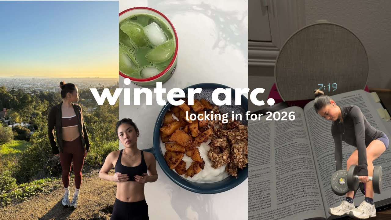 winter arc vlog | how I'm locking in for 2026: new goals & healthy habits
