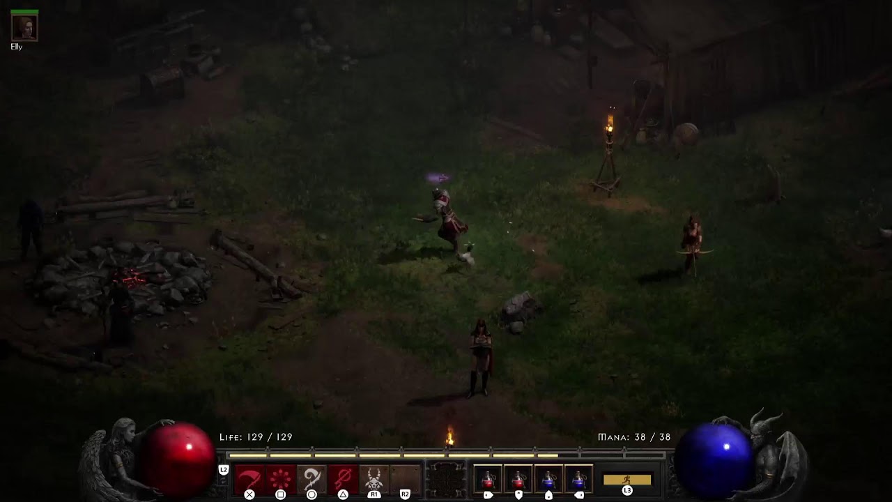 Streaming PS5 Pro Diablo 2 Resurrection Warlock