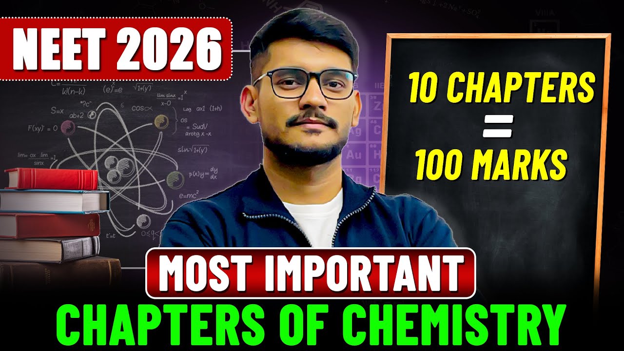 NEET 2026 : High Weightage Chapters of Chemistry | Score 180/180 with Smart Strategy | eSaral