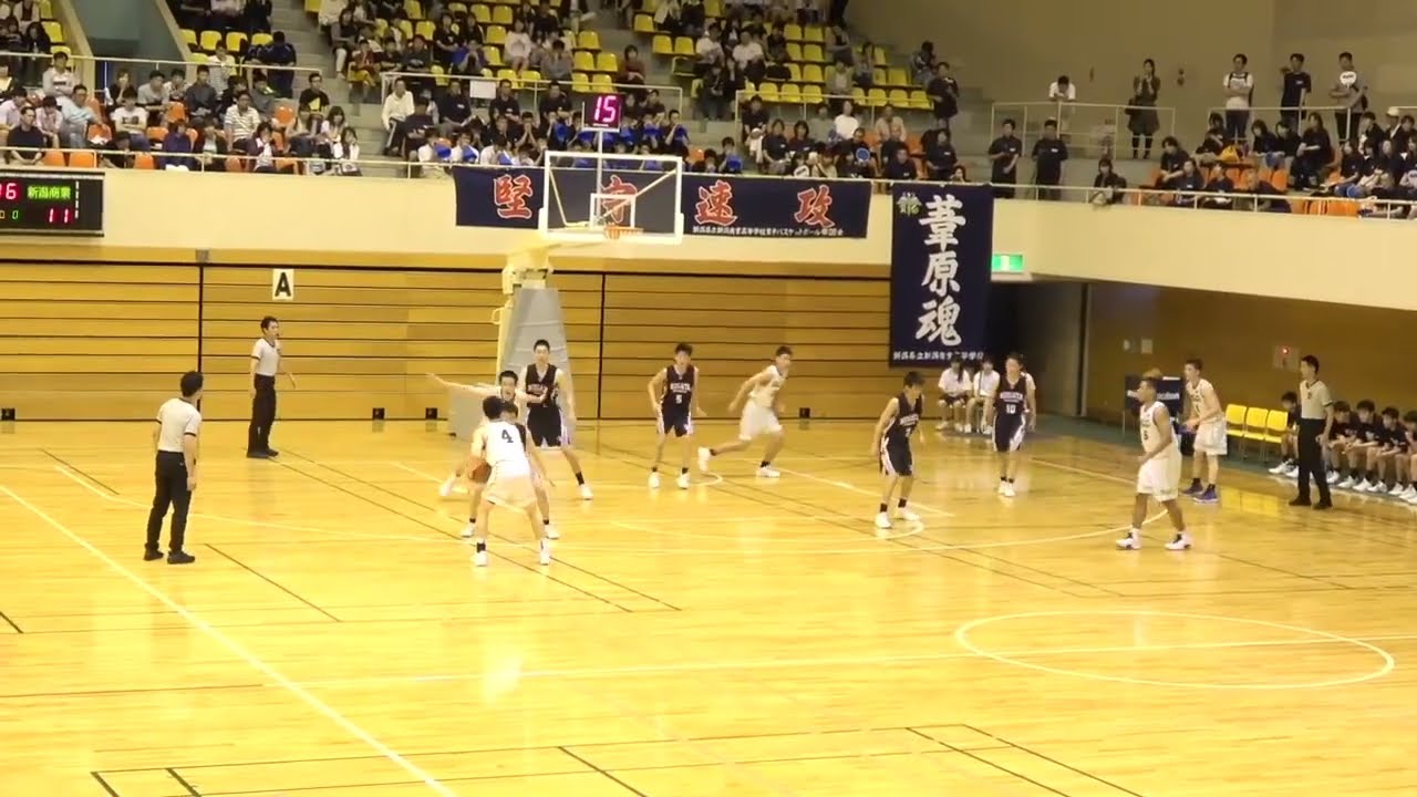 東海大諏訪 vs 新潟商業（２）第58回北信越高等学校バスケットボール選手権大会 男子２回戦 2019/6/15