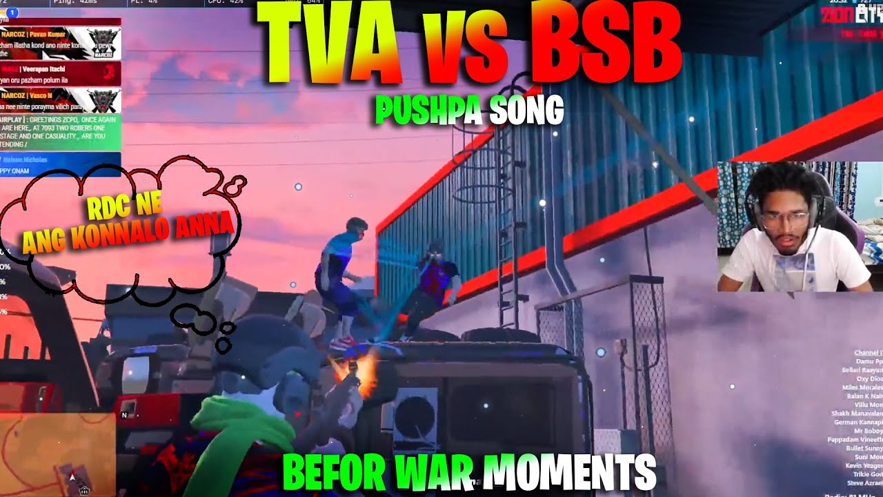 TvA vs BsB 💥 Some War Moments 💯 Kannapi Full Thug ⚡️New പുഷ്പ Songs 😂🤭 Funny Moments 👀