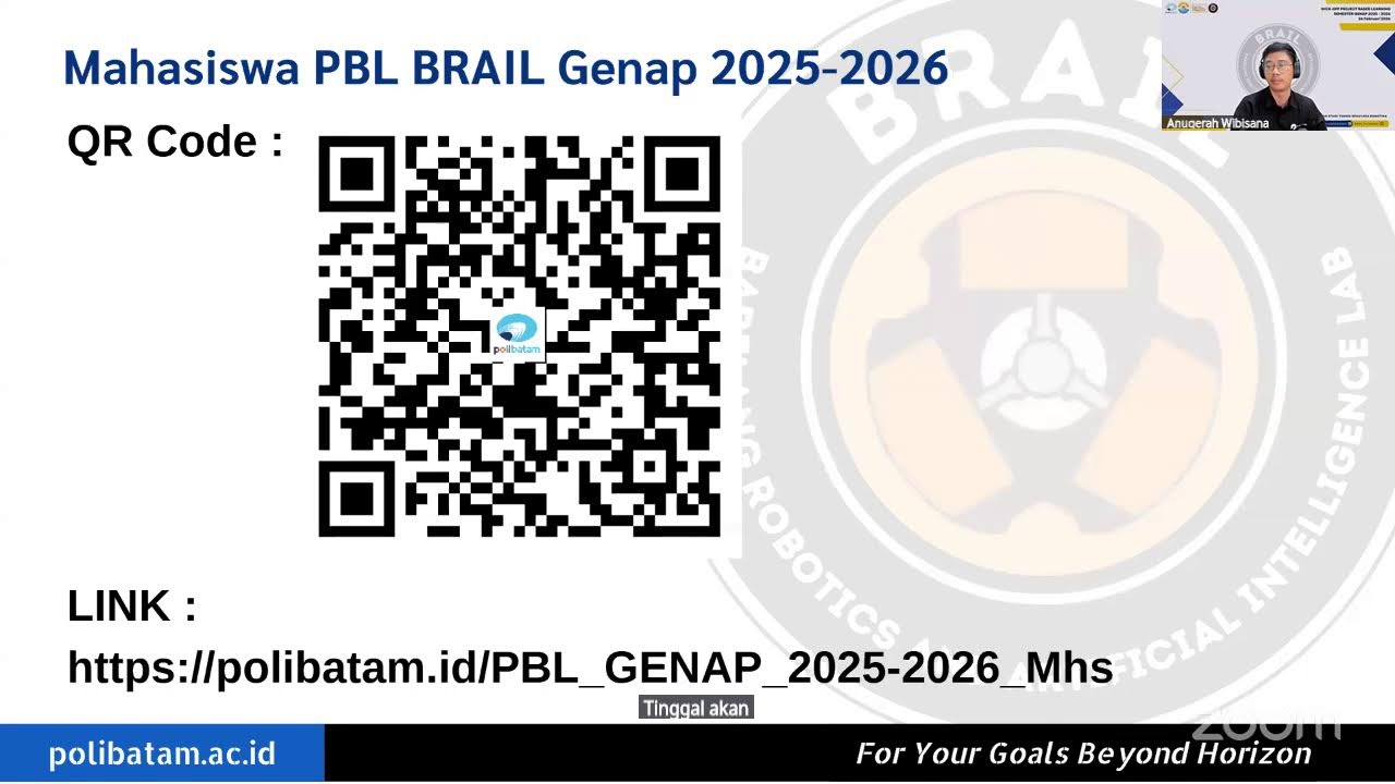 Kick-Off PBL Teknologi Rekayasa Robotika & BRAIL Genap 2025-2026 Sesi Pagi