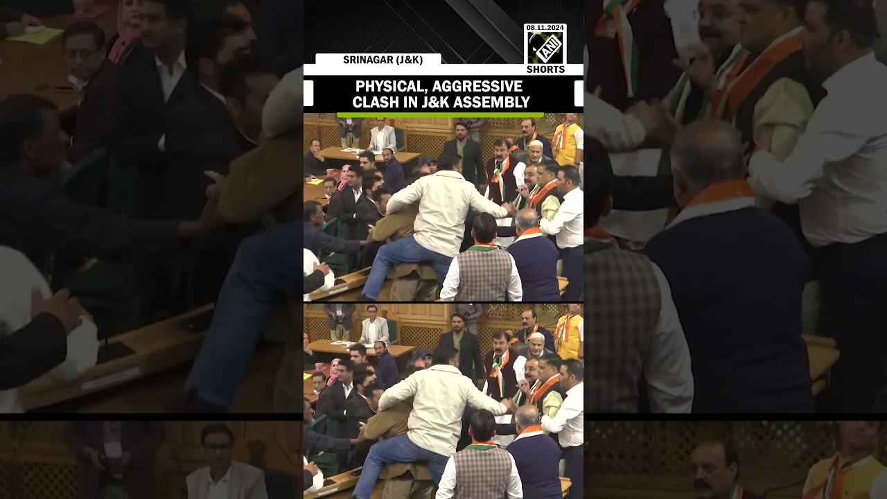 Physical, aggressive clash in J&K Assembly: Ruckus, sloganeering over Article 370 abrogation