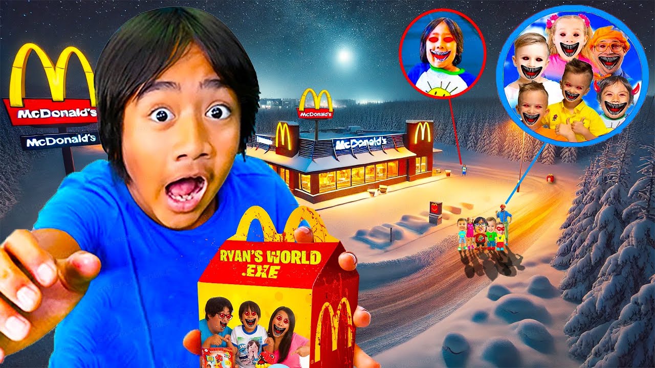 Don't Order Ryan's World, Vlad, Niki and Chris, Diana & Roma Happy Meals from McDonald's at 3AM!