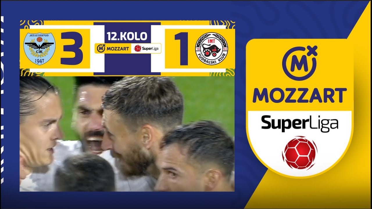 Mozzart Bet Super liga 2023/24 - 12.kolo: ŽELEZNIČAR – IMT 3:1 (1:1)