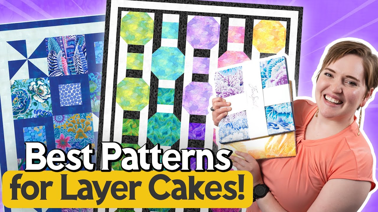 How to Use Layer Cakes with 3-Yard Quilt Patterns - The Perfect Match!