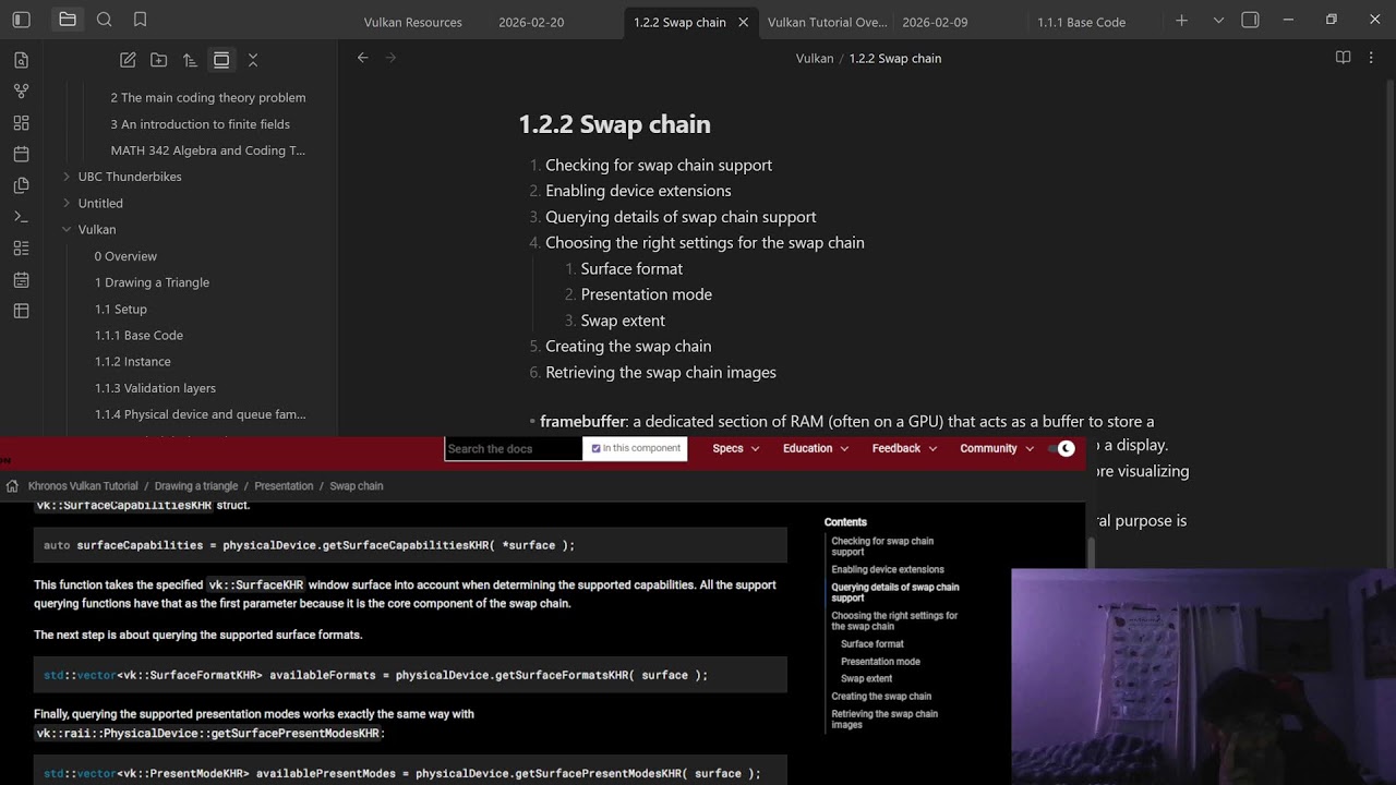 study stream - Vulkan C++