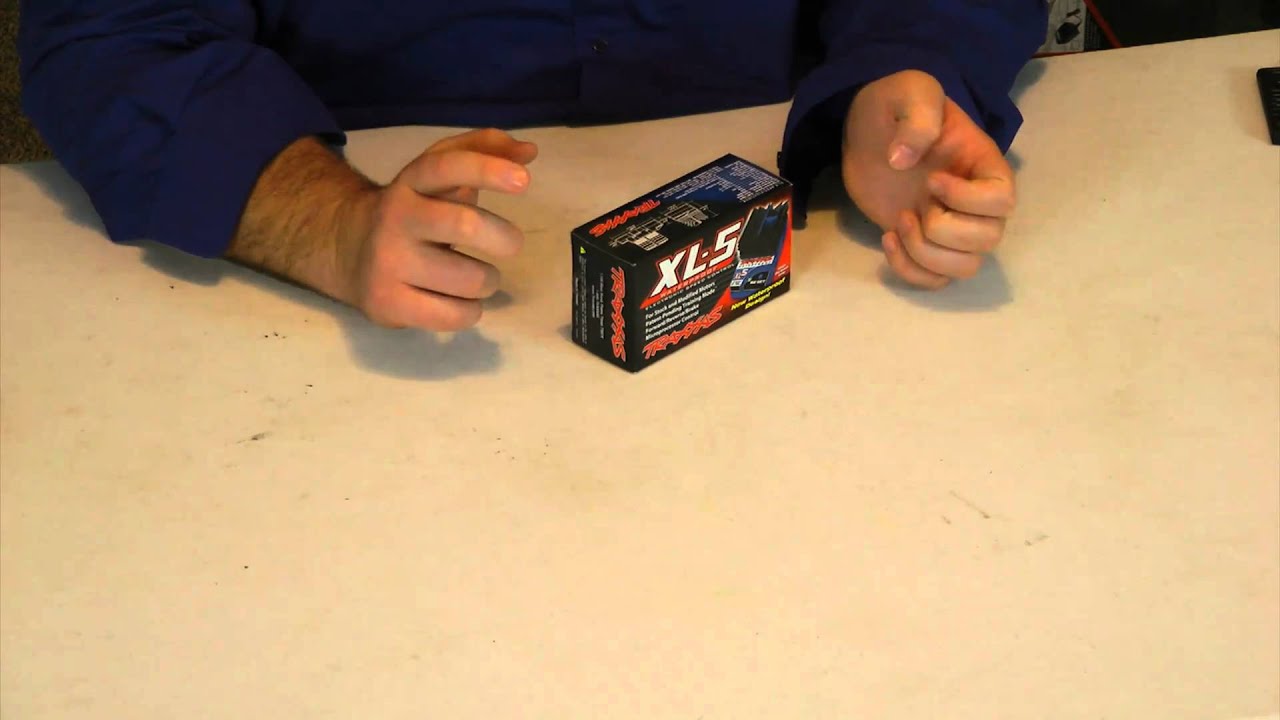Stock Traxxas XL5 Electronic Speed Control Unboxing