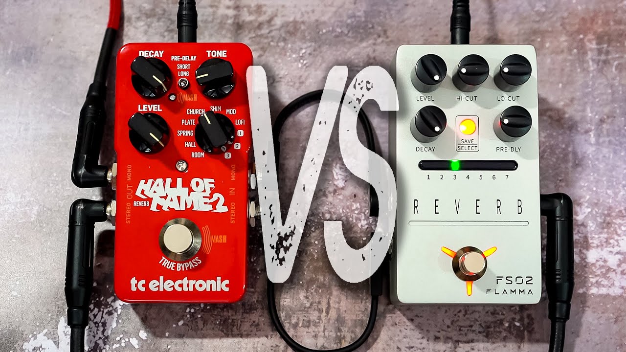 TC Electronic HALL OF FAME 2 VS Flamma REVERB FS02 // Comparison [NO TALK / ONLY TONES]
