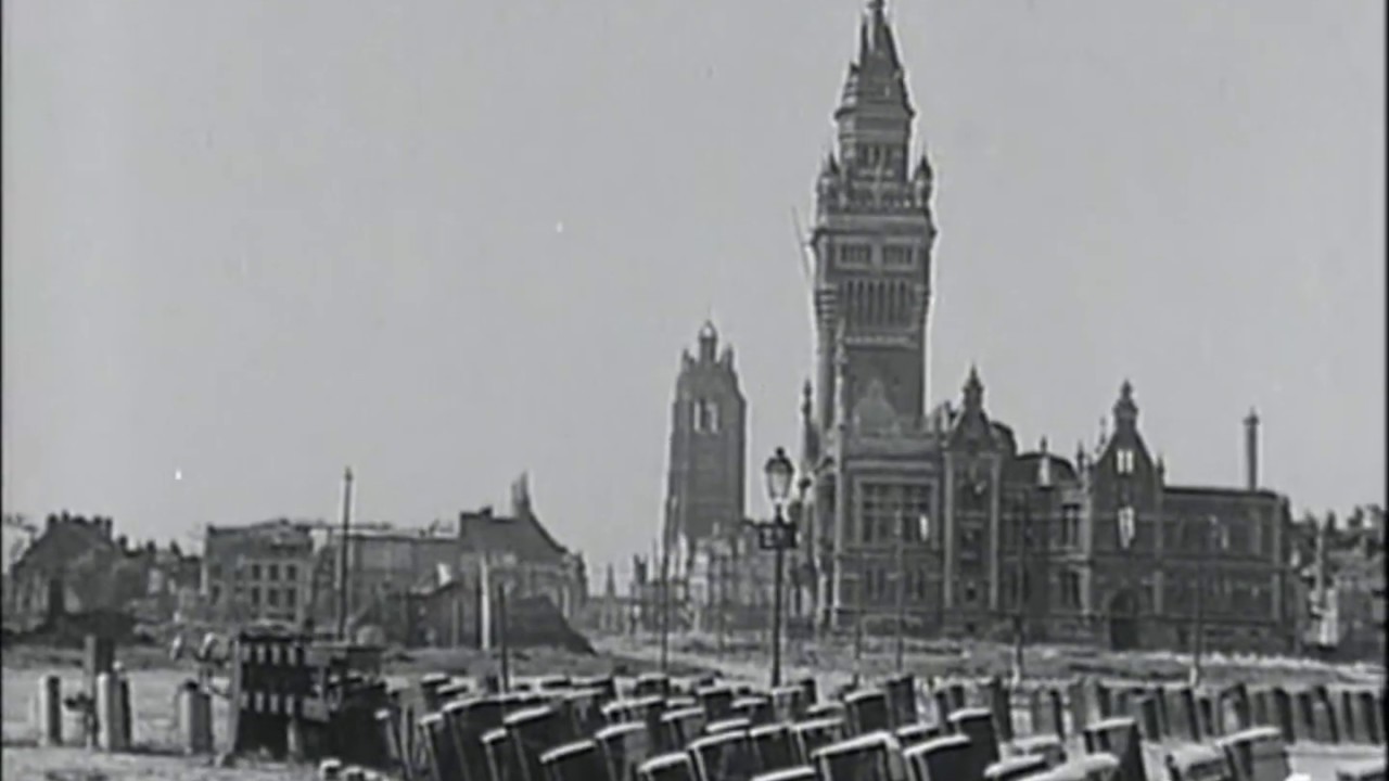 1945 DUNKERQUE LIBÉRÉE (vidéo) Tout est à reconstruire.
