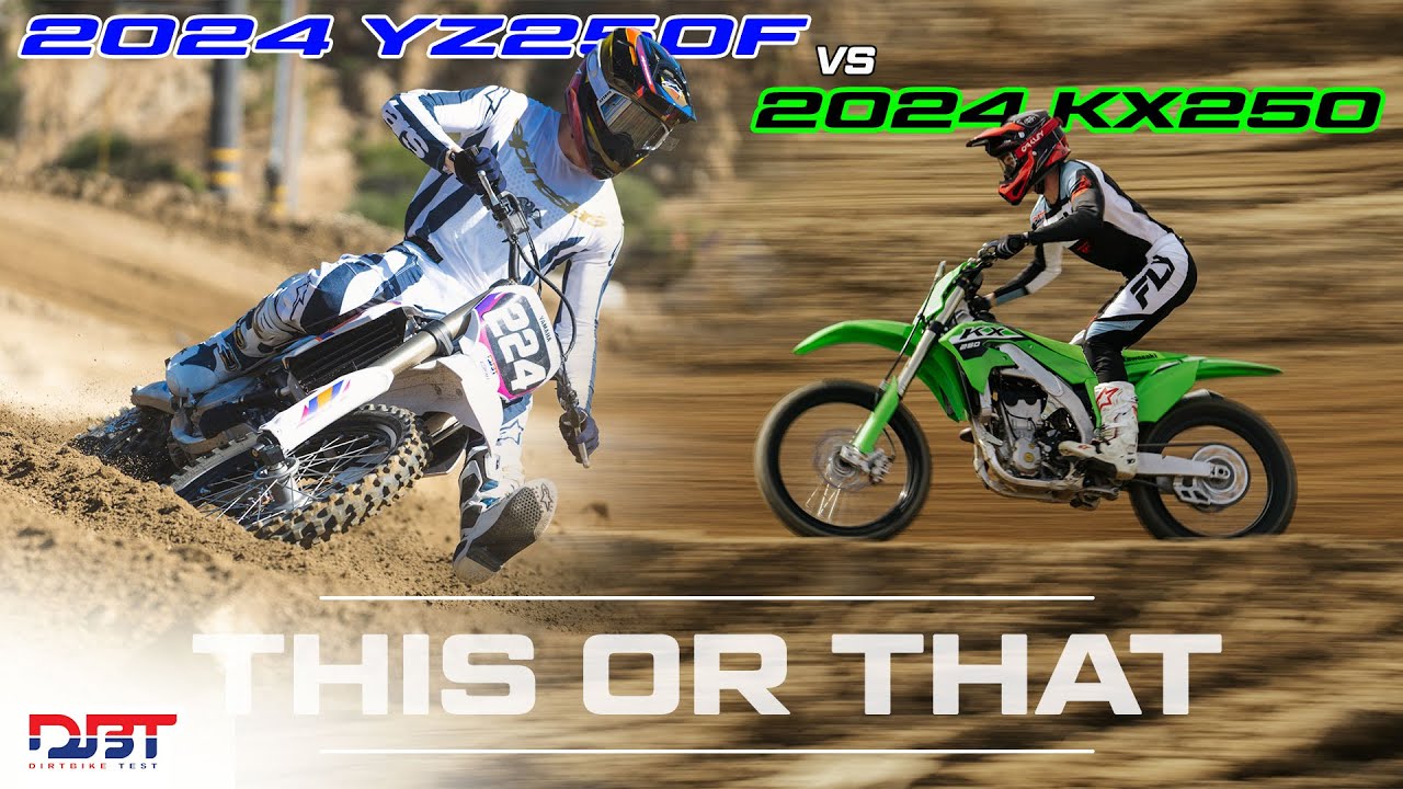 YZ250F vs KX250 - 2024 250F Motocross Comparison | Dirt Bike Test