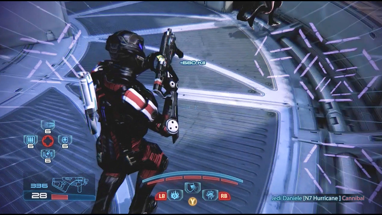 Mass Effect 3 - N7 Paladin Sentinel Build with Hurricane/Scorpion (Gold/Reapers)