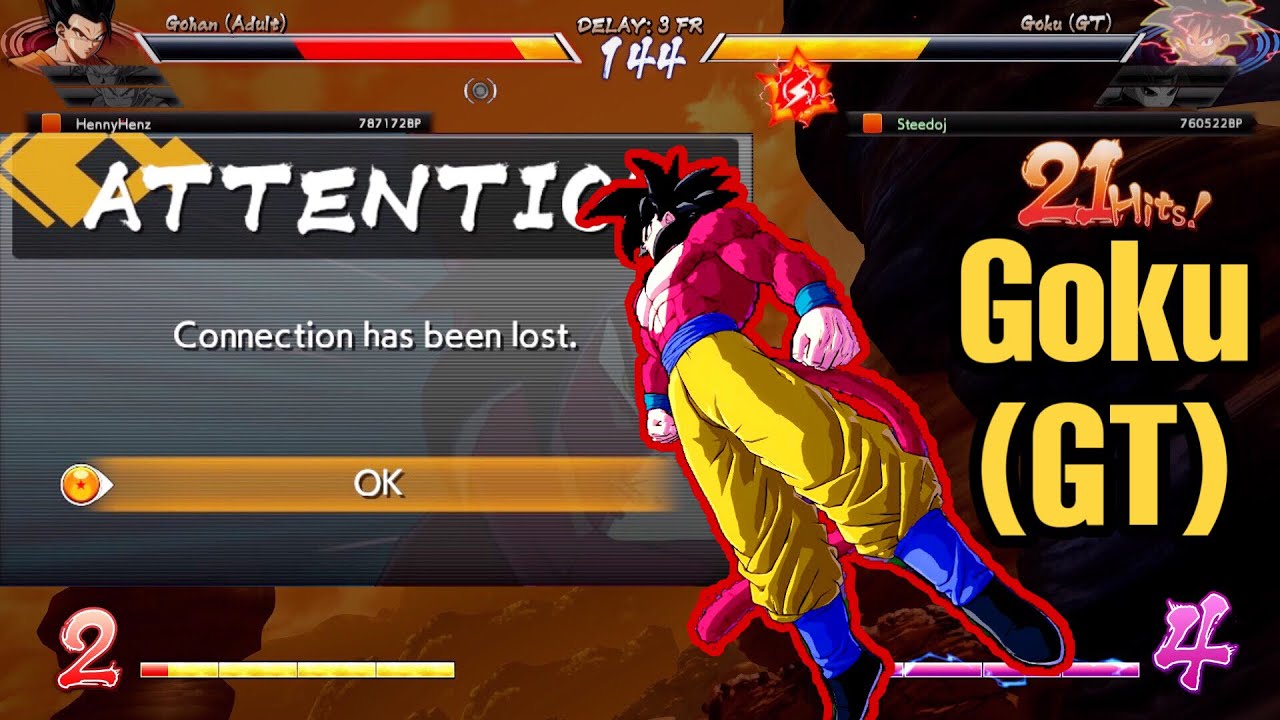 GT Goku Online Ranked Gameplay! Dragon Fist Explosion RAGE QUIT! Dragon Ball FighterZ DLC 3