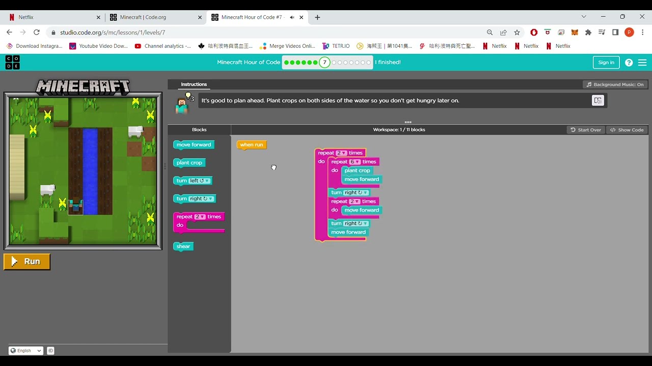Minecraft adventurer🐑⛏️🪨🔥🧟how to complete all level  - Minecraft Hour of Code Tutorials💻