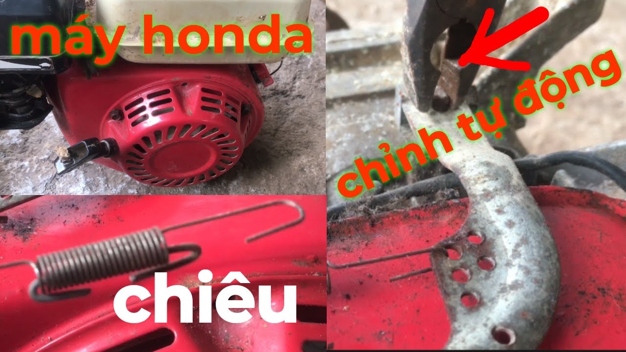 Chỉnh Tự Động, Gài Lò Xo Máy Honda Chạy Xăng - Khắc Phục Máy Chạy Lớn Không Đều Ga | sửa máy xăng |