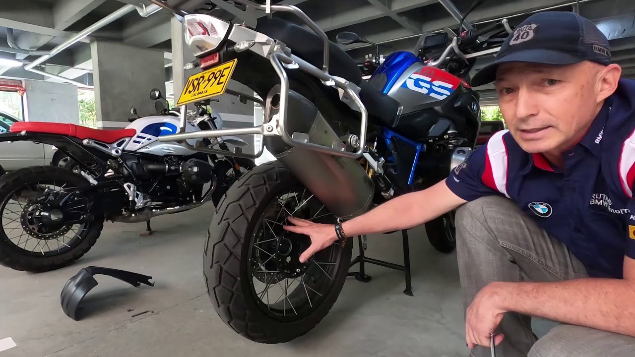 Desmontar y montar llanta trasera R 1200 GS Y R 1250 GS