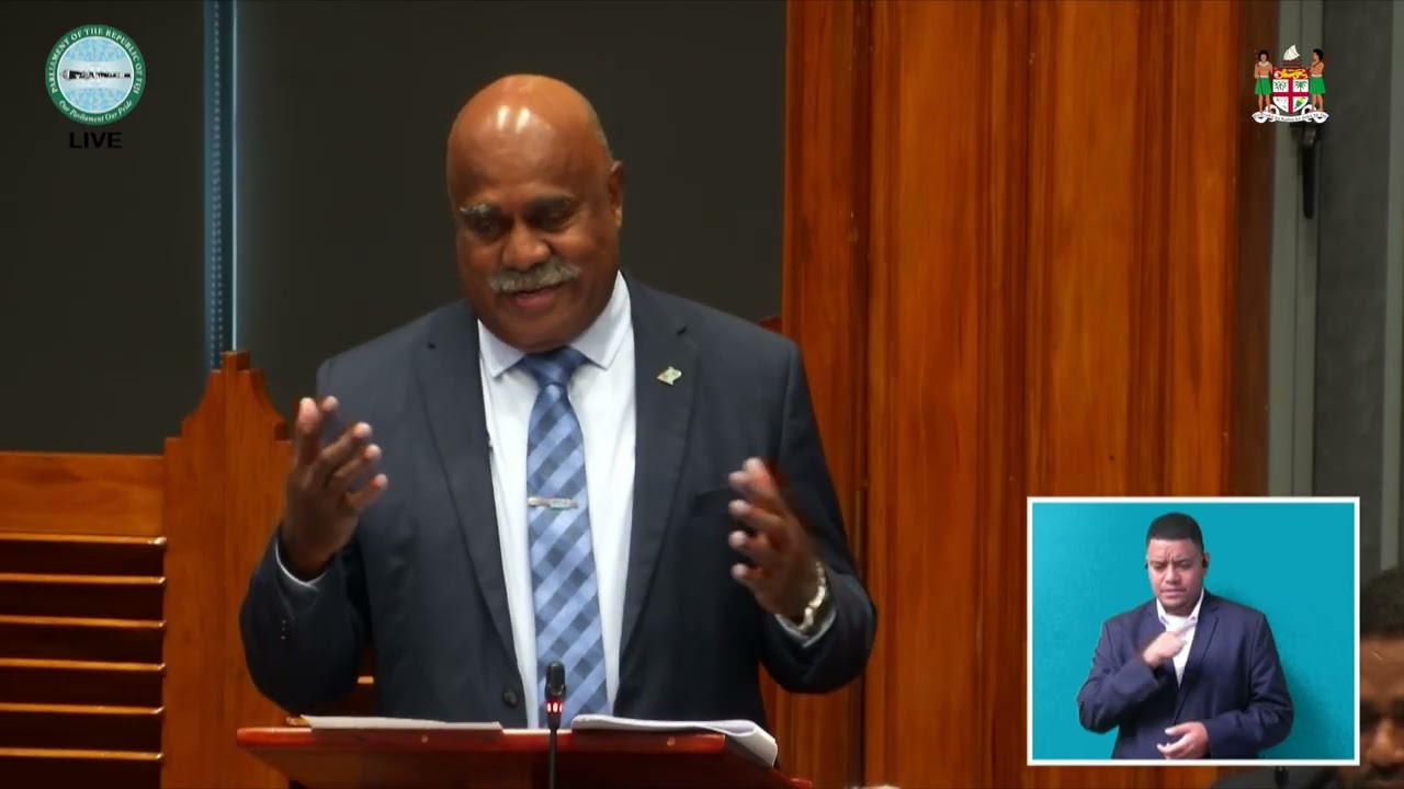 Hon. Sakiusa Tubuna delivered his response to the President’s Address in Parliament.