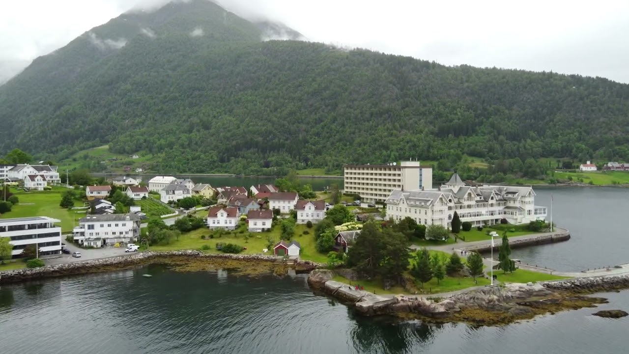 Balestrand - Sognefjord Norway ( Fjord drone )