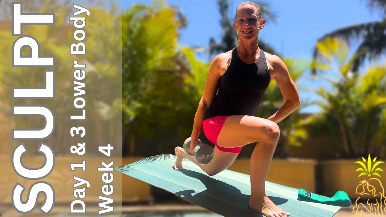 10 Rep Leg Challenge  Build Lower Body Strength at Home SCULPT Week 4