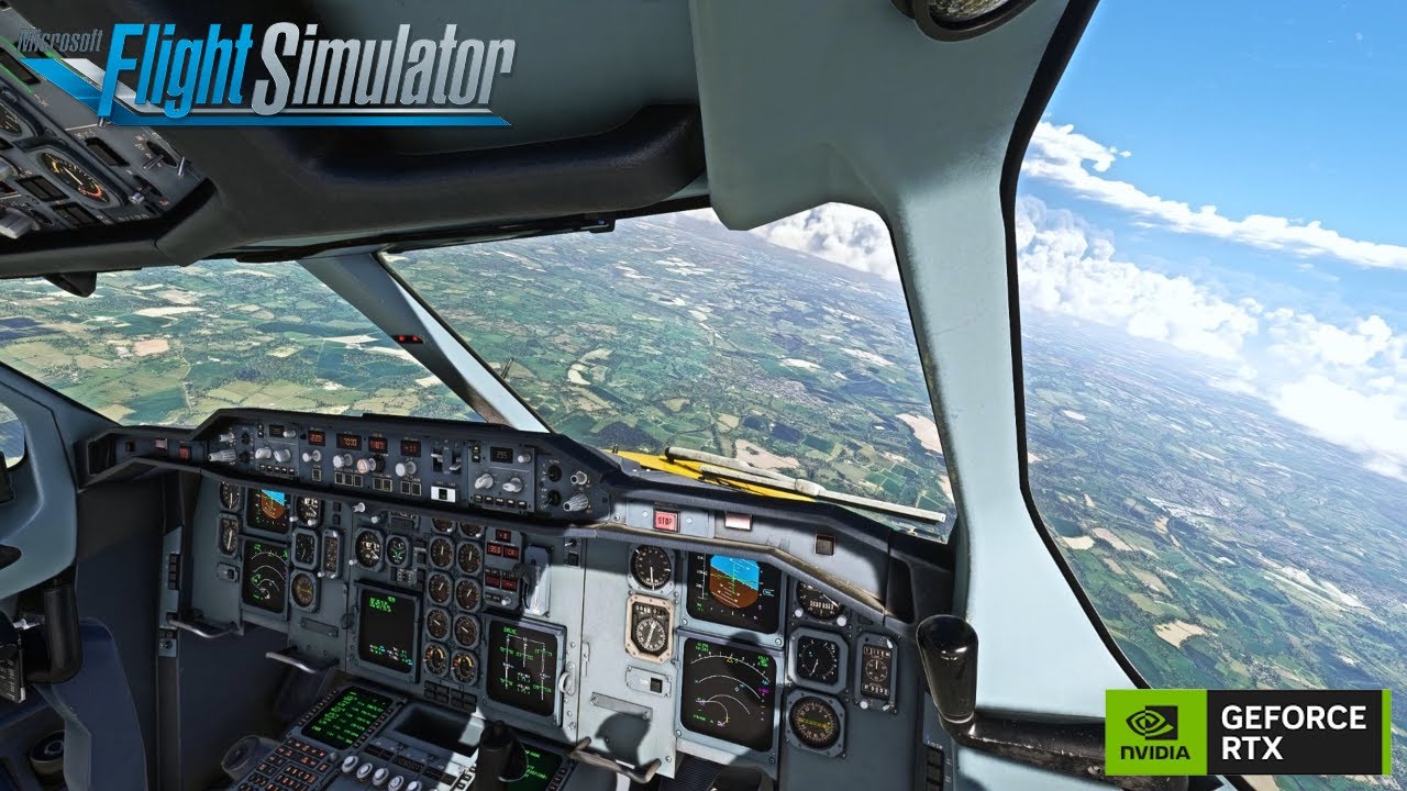 MSFS STORMY A300F arrival into London Gatwick | Vatsim