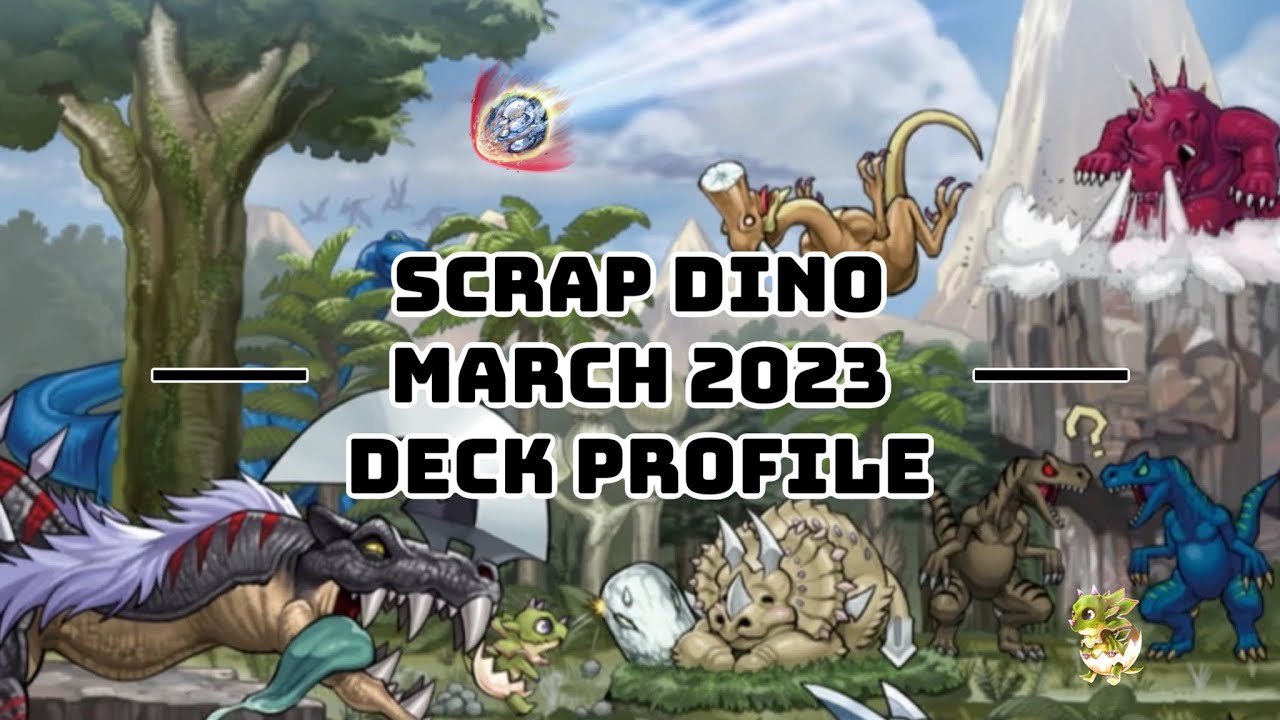 YUGIOH SCRAP/DINO MARCH 2023 DECK PROFILE! AMAZING 2 CARD COMBO= 7 NEGATES!!(POST MAZE OF MEMORIES)