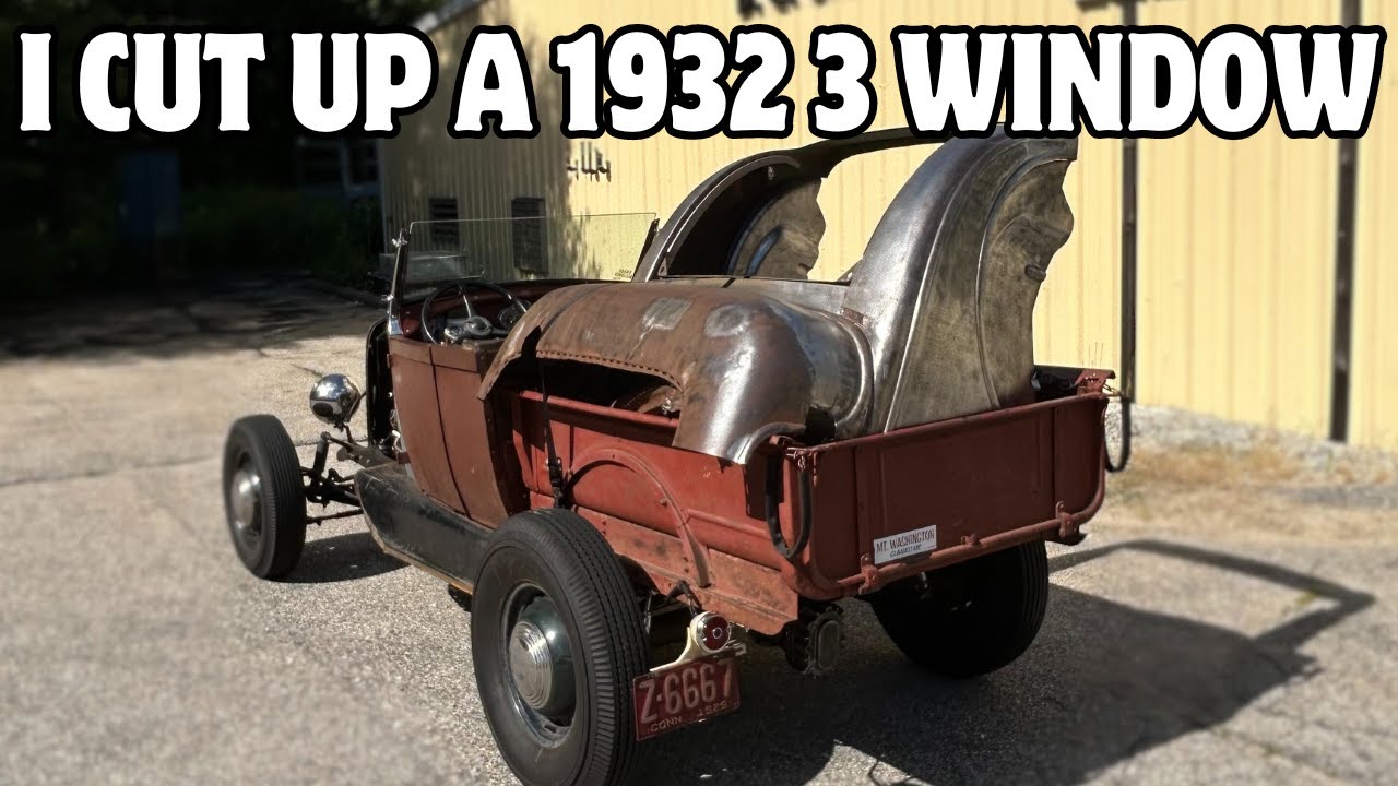 A Pillar Repairs on the 1932 3 Window Coupe