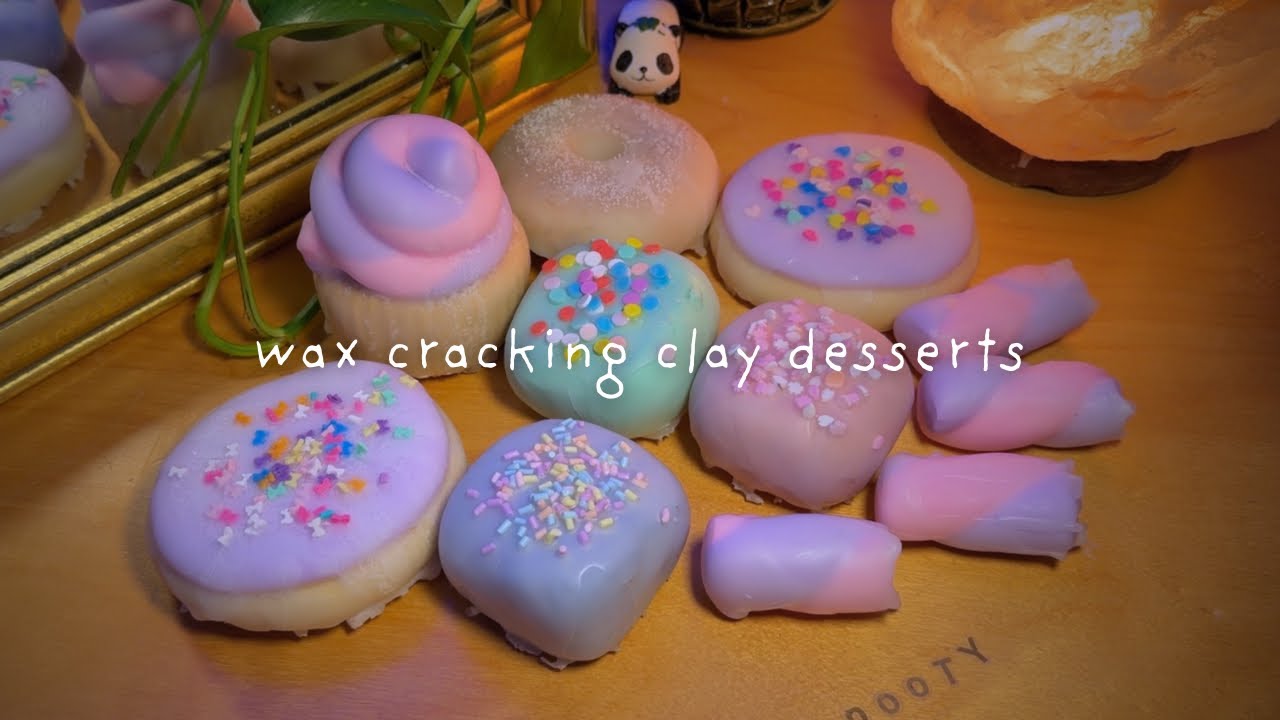 Wax Cracking Dessert ASMR 
