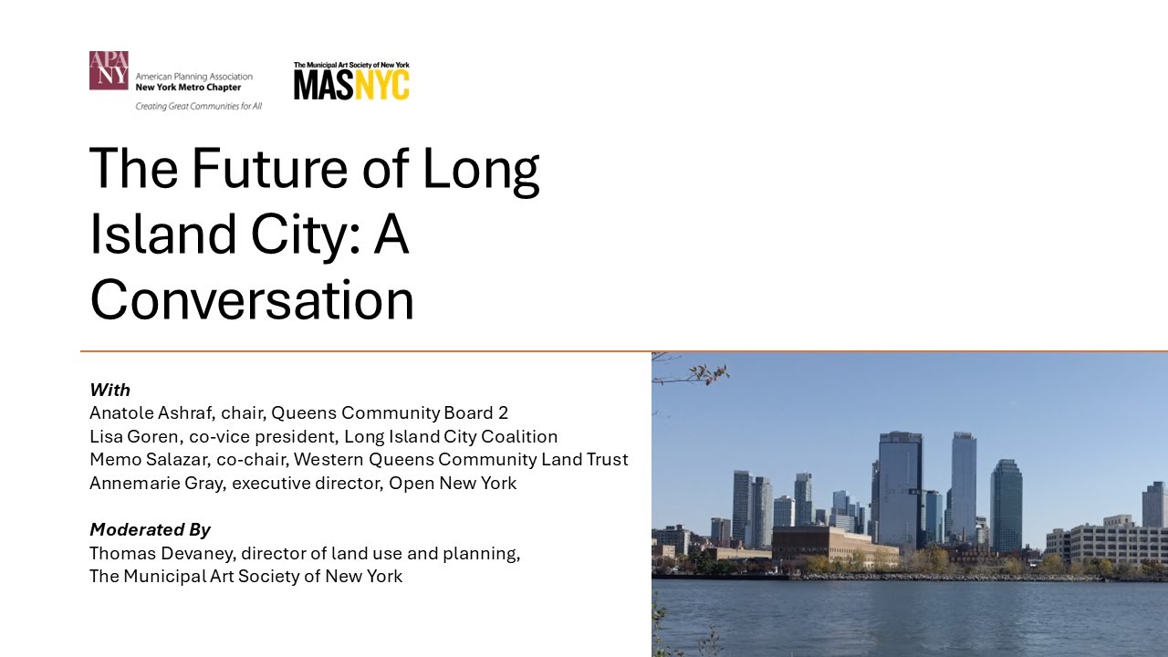 The Future of Long Island City: A Conversation