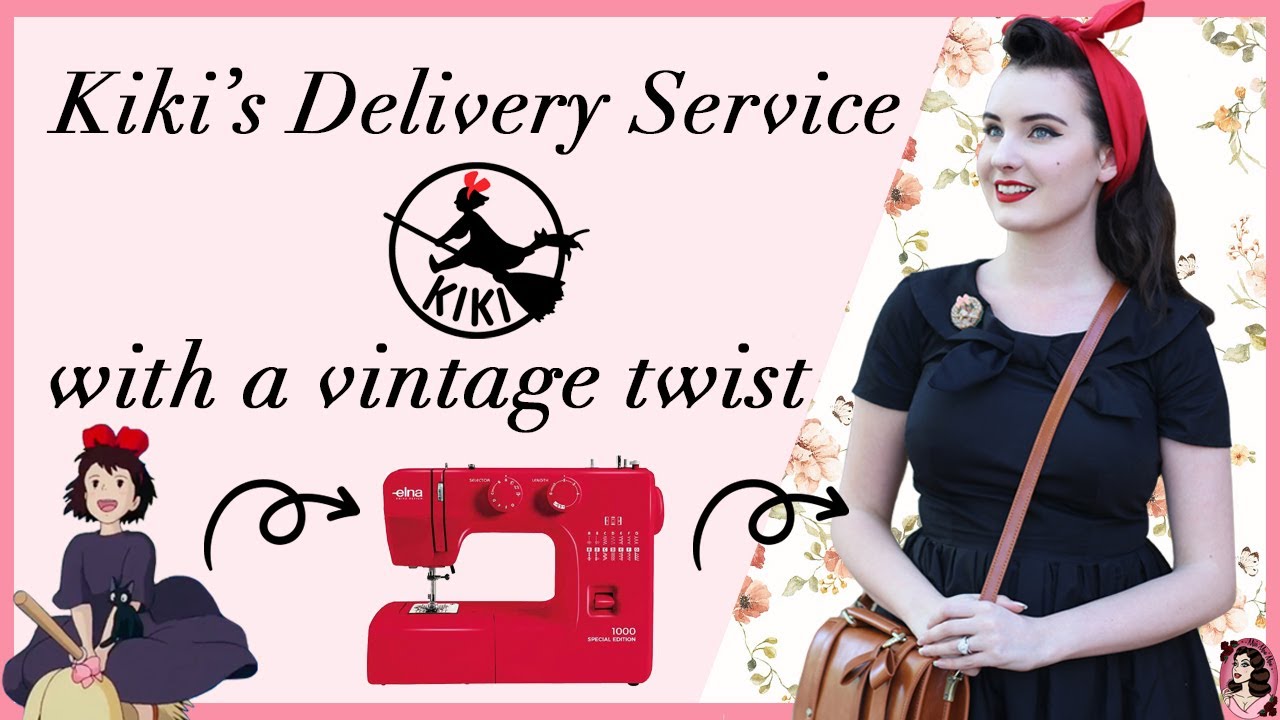 Kiki's Delivery Service with a Vintage Twist - Ghibli Inspired Vintage Cosplay Sewing