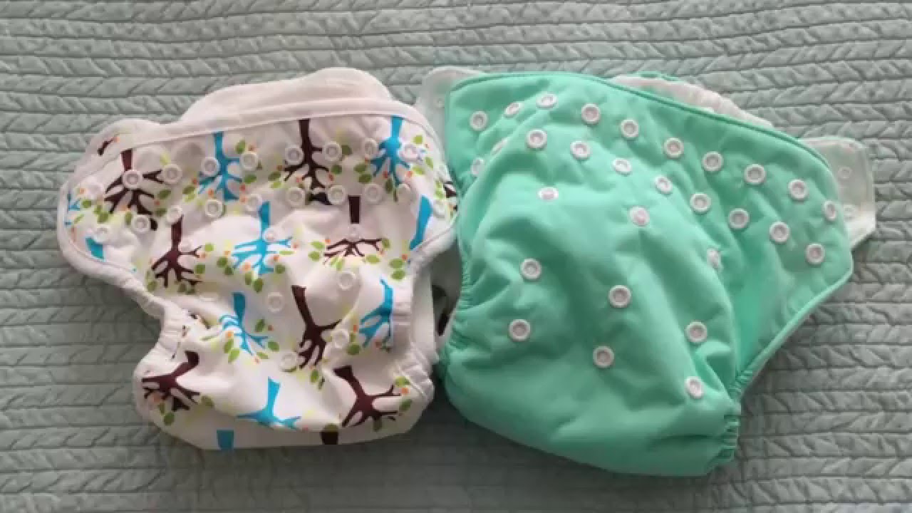 Comparison between Thirsties Pocket Diaper and All In One