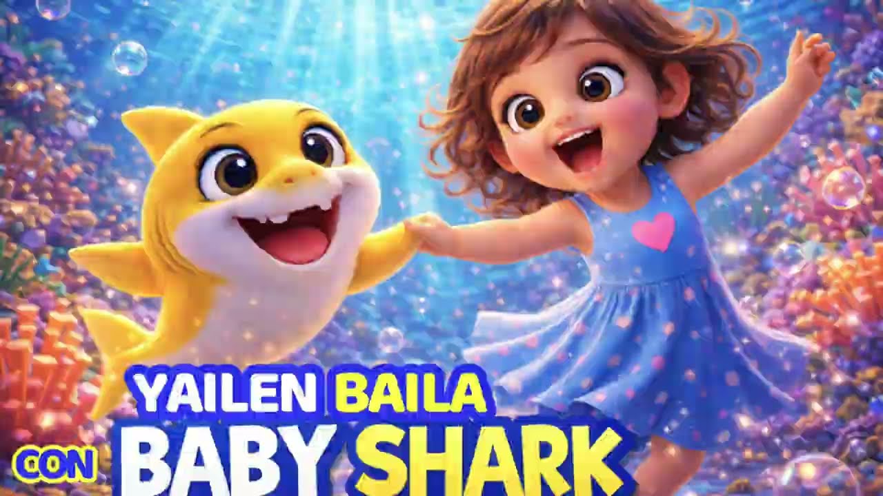 Tiburón Bebé | Baby Shark | Animal Songs | Yailen Baila con Baby Shark Bajo el Mar Mágico