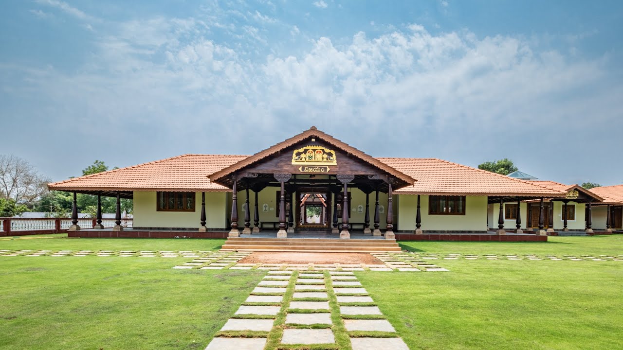 Manduva house tour - Stunning traditional farmhouse near Hyderabad | Design by Vaid Architects.