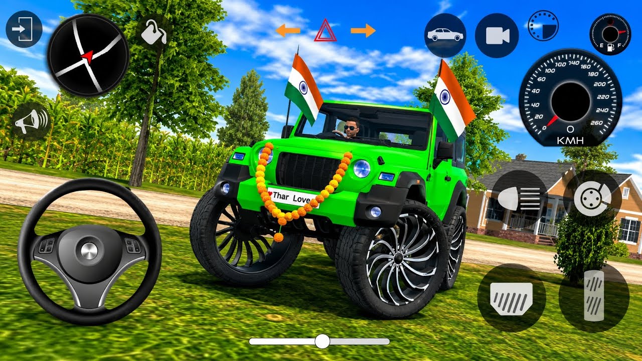 Modified Mahindra Thar Car Games: Indian Cars (Gadi Wala Game) - Car Game Android Gameplay 2026
